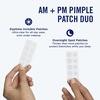 image:imagePanOxyl AMPM Pimple Patch Duo Daytime Invisible Salicylic Acid Care and CoverageOvernight Hydrocolloid Spot Protection DaytoNight Blemish System 80 Total Patches LatexFree