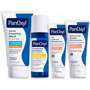 image:imagePanOxyl Complete Cleanse Manage amp Moisturize Bundle  Acne Foaming Wash Benzoyl Peroxide 10 PM Balancing Repair Moisturizer AM Oil Control Moisturizer amp Clarifying Exfoliant with 2 Salicylic Acid