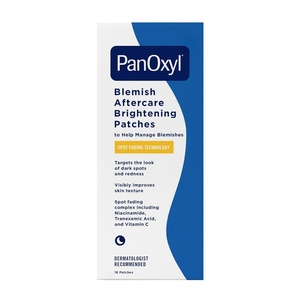image:imagePanOxyl Blemish Brightening Patches DermatologistRecommended Help Fade PostAcne Dark Spots and Reduce Redness Large Clear Patches Cover a Bigger Area Vegan and LatexFree 16ct  ClinicallyProven Dermatologist Tested Helps Reduce Dark Spots amp Redness With Niacinamide Tranexamic Acid amp Vitamin C