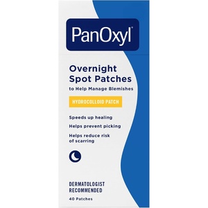 image:imagePanOxyl PM Overnight Spot Patches Advanced Hydrocolloid Healing Technology Fragrance Free 80 Count  MedicalGrade Covers Blemishes Prevents Picking LatexFree Fragrance amp ParabenFree Use Overnight For All Skin Types40 Count  Pack of 1